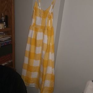 NWT Yellow Spaghetti strap dress